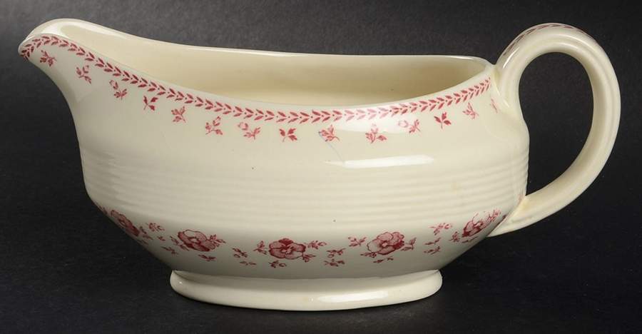 Sunny Brook Pink Gravy Boat by Wood & Sons-1