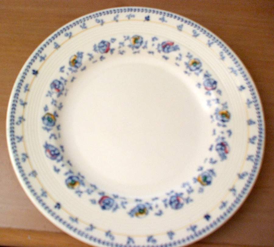 Sunny Brook Blue Salad Plate by Wood & Sons-1