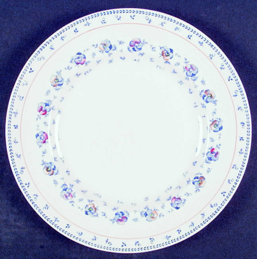 Sunny Brook Blue Dinner Plate by Wood & Sons-1