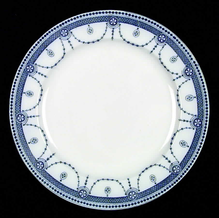 Venice Green Aqua (No Gold) Dinner Plate by Wood & Sons-1