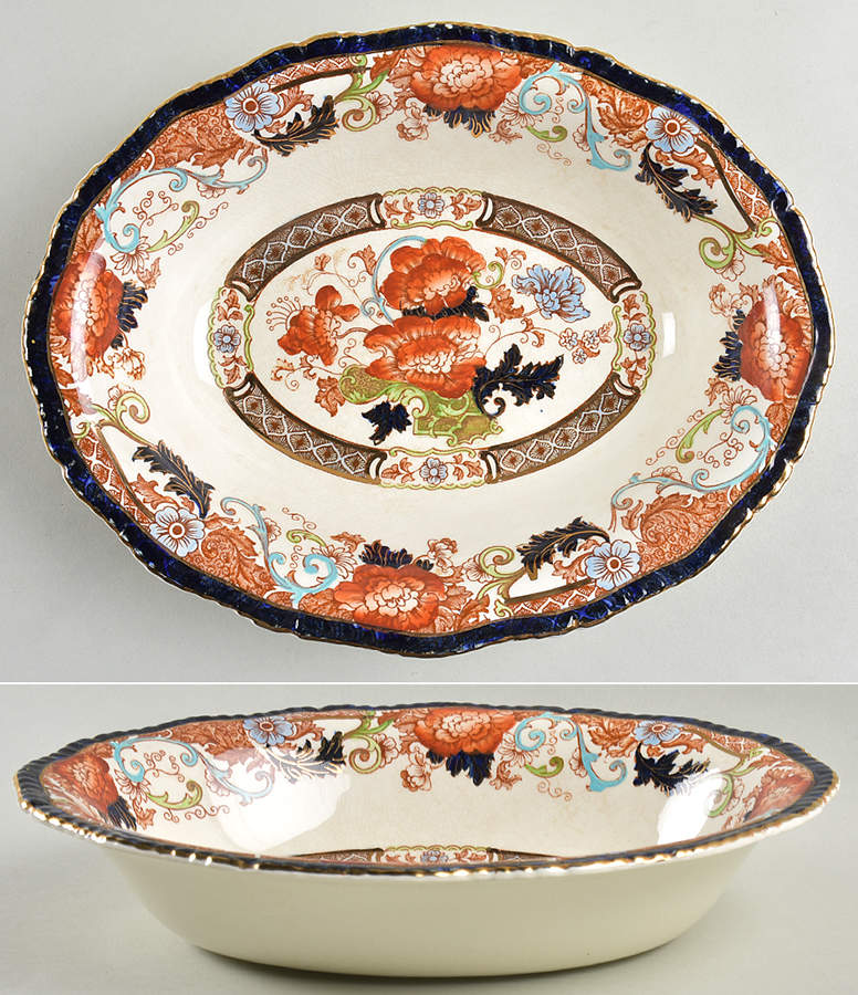 Verona 10" Oval Vegetable Bowl by Wood & Sons-1