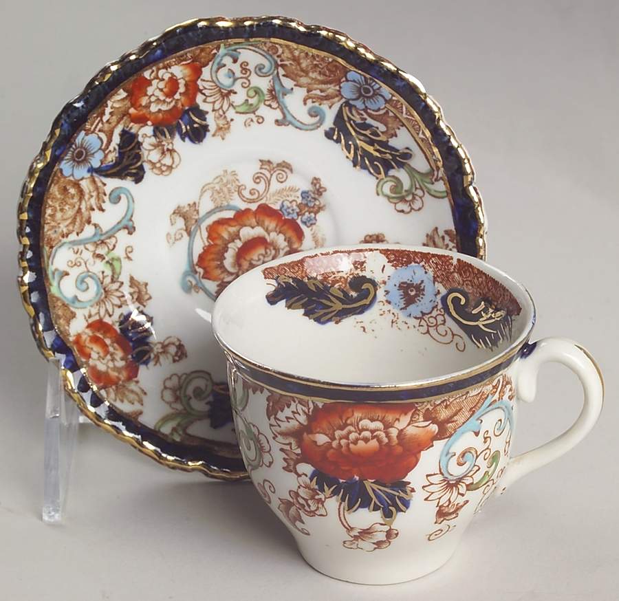 Verona Flat Demitasse Cup & Saucer Set by Wood & Sons-1