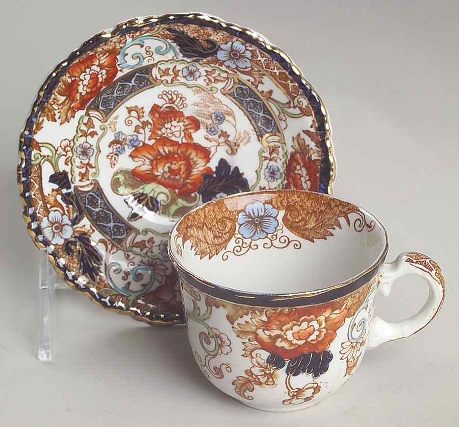 Verona Flat Demitasse Cup & Saucer Set by Wood & Sons-1