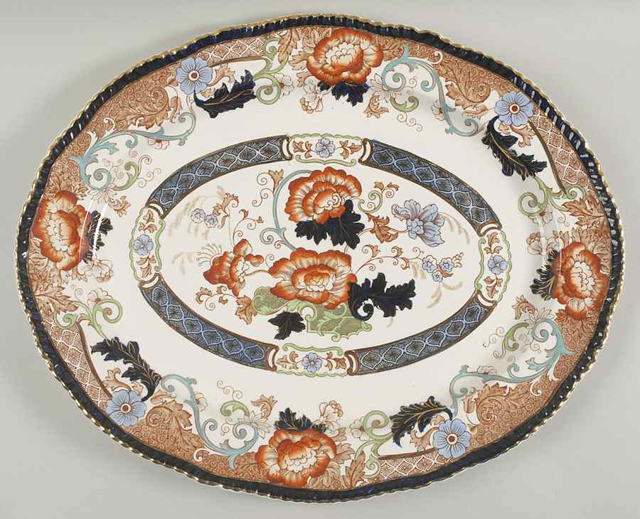 Verona 18" Oval Serving Platter by Wood & Sons-1