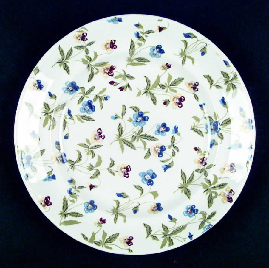 Victorian Gardens Dinner Plate by Wood & Sons-1