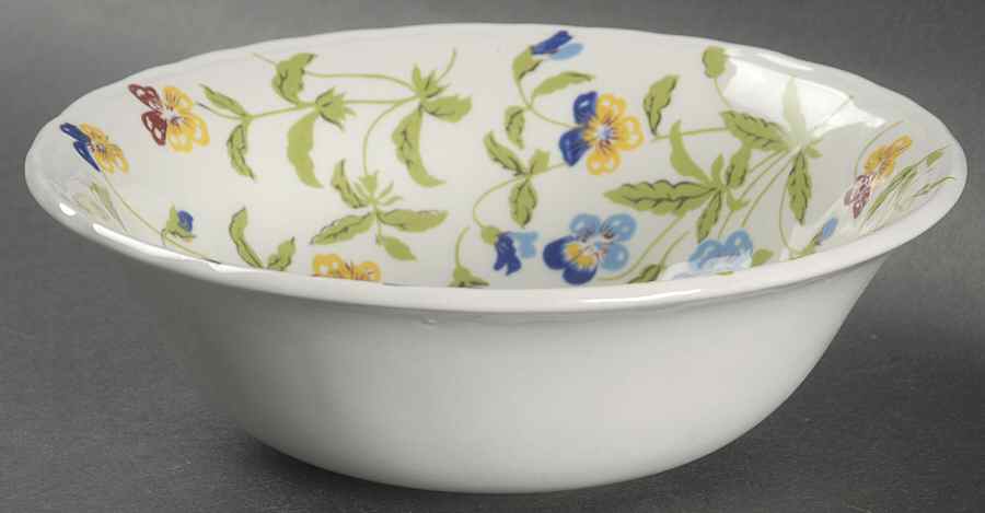 Victorian Gardens Coupe Cereal Bowl by Wood & Sons-1