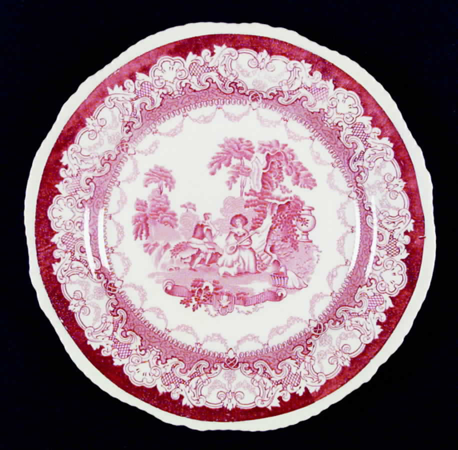 Watteau Luncheon Plate by Wood & Sons-1