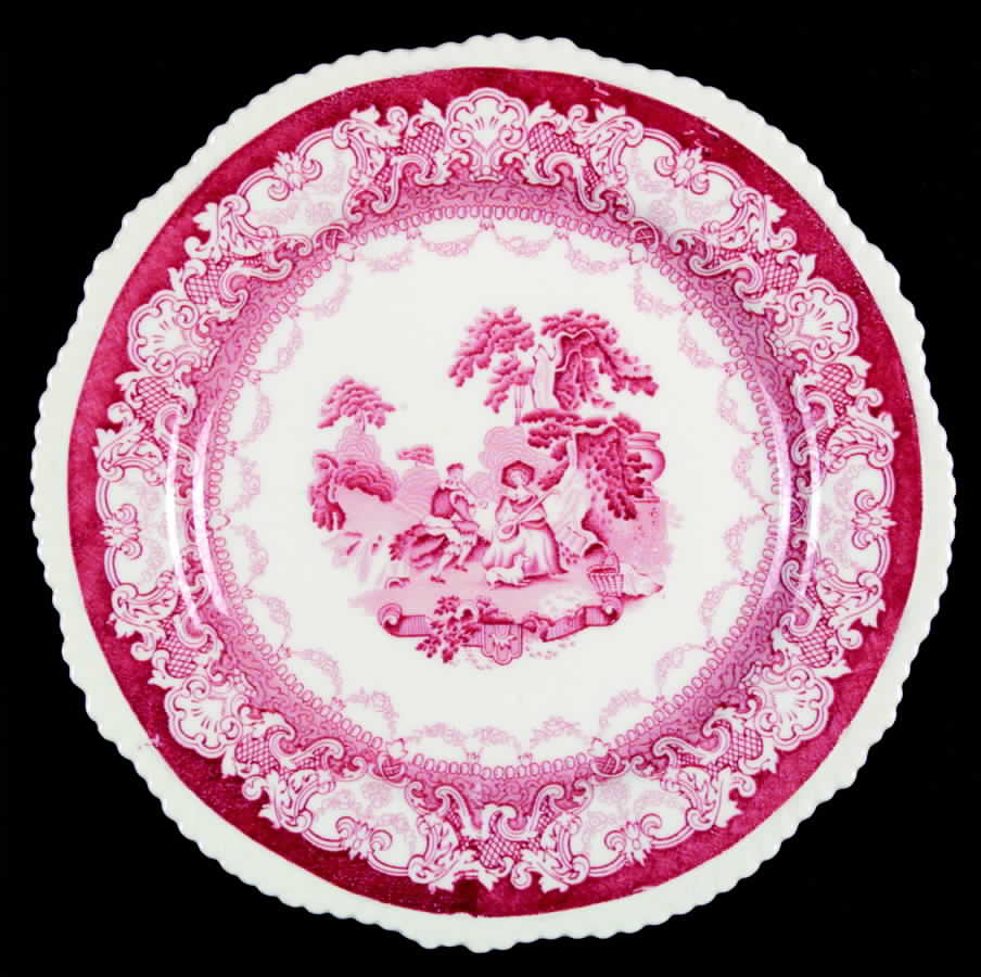 Watteau Dinner Plate by Wood & Sons-1
