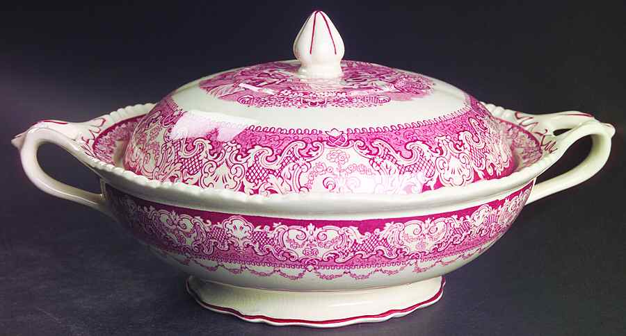 Watteau Round Covered Vegetable by Wood & Sons-1