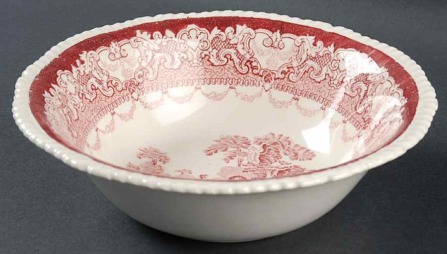 Watteau 8" Round Vegetable Bowl by Wood & Sons-1