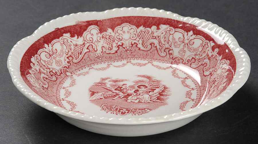 Watteau Fruit/Dessert (Sauce) Bowl by Wood & Sons-1
