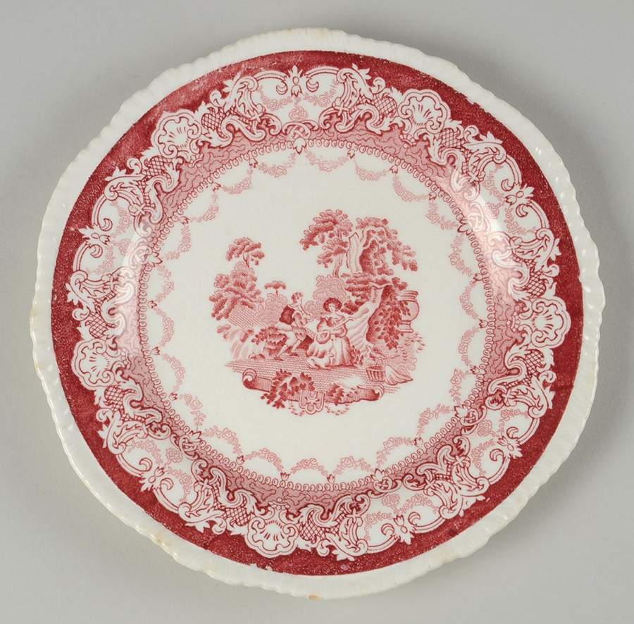 Watteau Dessert/Pie Plate by Wood & Sons-1