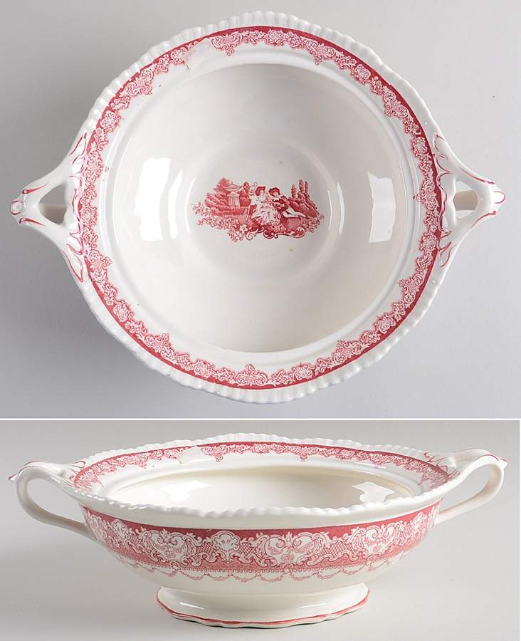 Watteau Round Vegetable No Lid by Wood & Sons-1