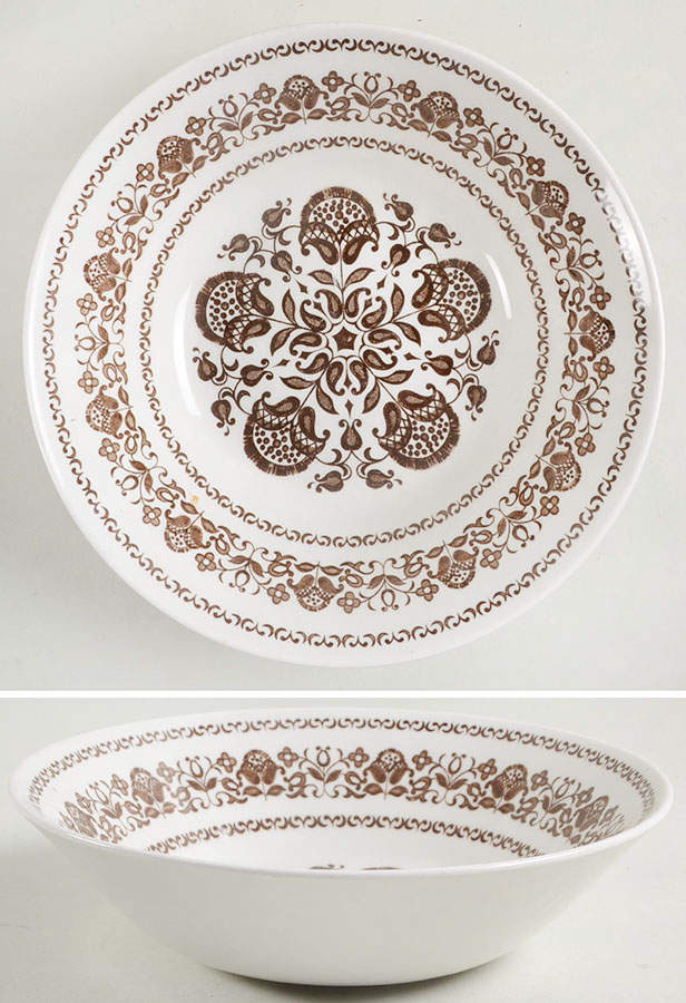 Wellesley 8" Round Vegetable Bowl by Wood & Sons-1