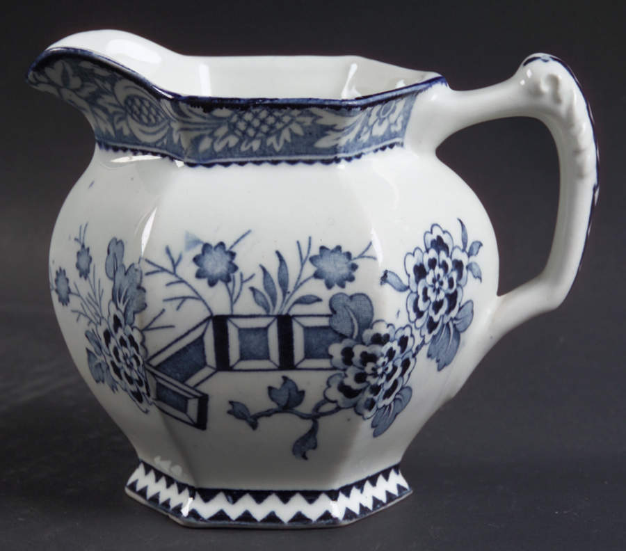 Wincanton Blue Creamer by Wood & Sons-1