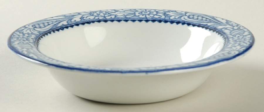 Wincanton Blue Rim Fruit/Dessert (Sauce) Bowl by Wood & Sons-1