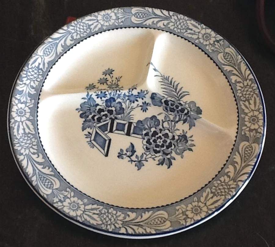 Wincanton Blue Grill Plate by Wood & Sons-1