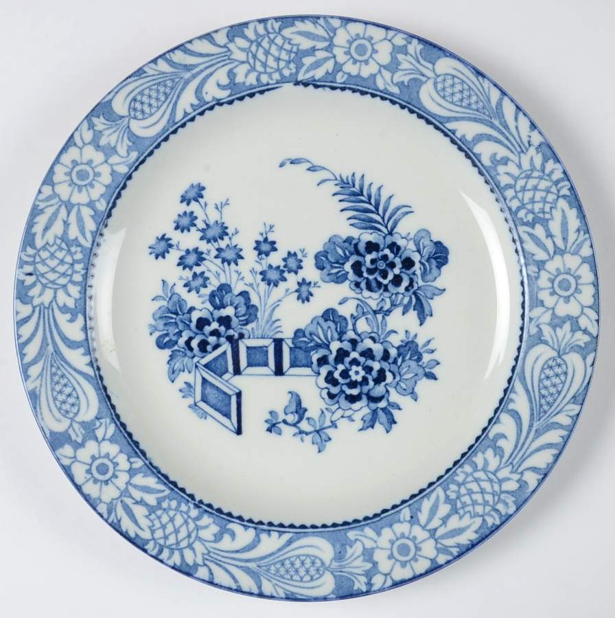 Wincanton Blue Salad Plate by Wood & Sons-1