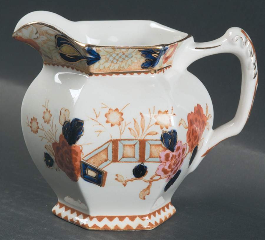 Wincanton Blue and Rust Creamer by Wood & Sons-1
