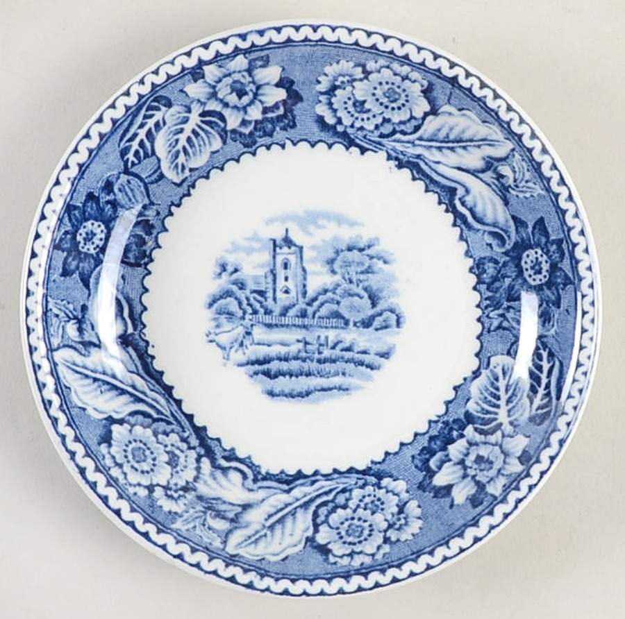 Woodland Blue (Center Scene) Coaster by Wood & Sons-1