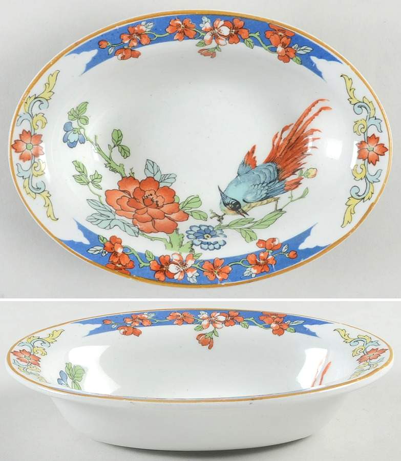 WOO1 Oval Fruit/Dessert Bowl by Wood & Sons-1