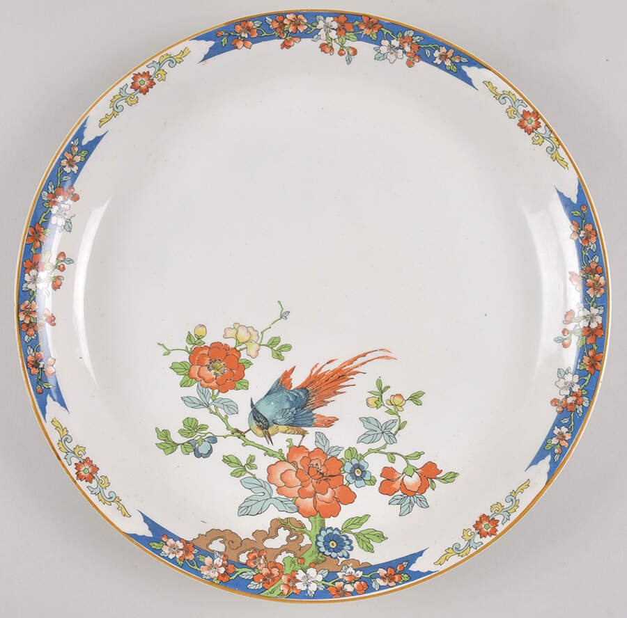 WOO1 13" Deep Round Platter by Wood & Sons-1
