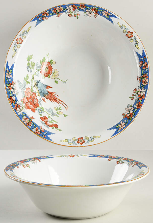 WOO1 10" Round Vegetable Bowl by Wood & Sons-1