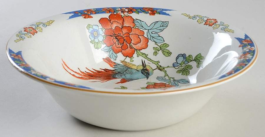 WOO1 8" Round Vegetable Bowl by Wood & Sons-1