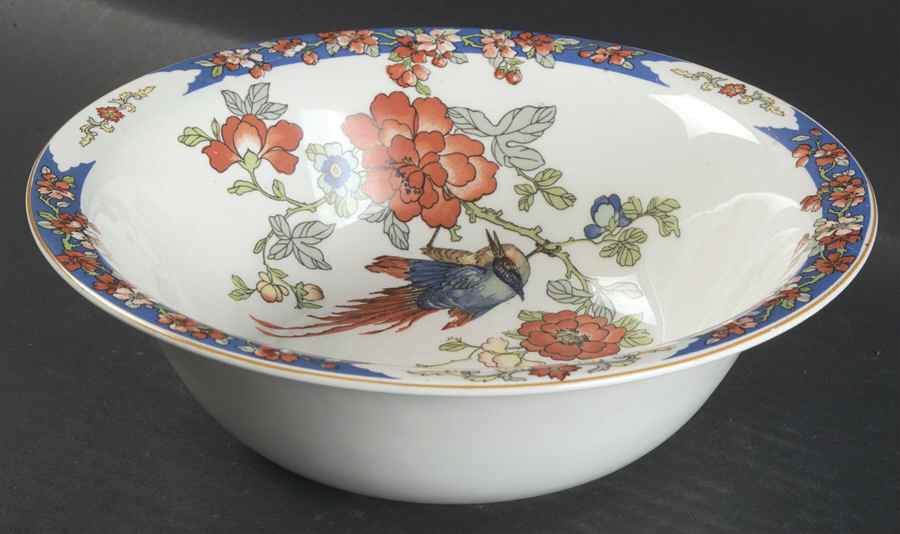 WOO1 9" Round Vegetable Bowl by Wood & Sons-1