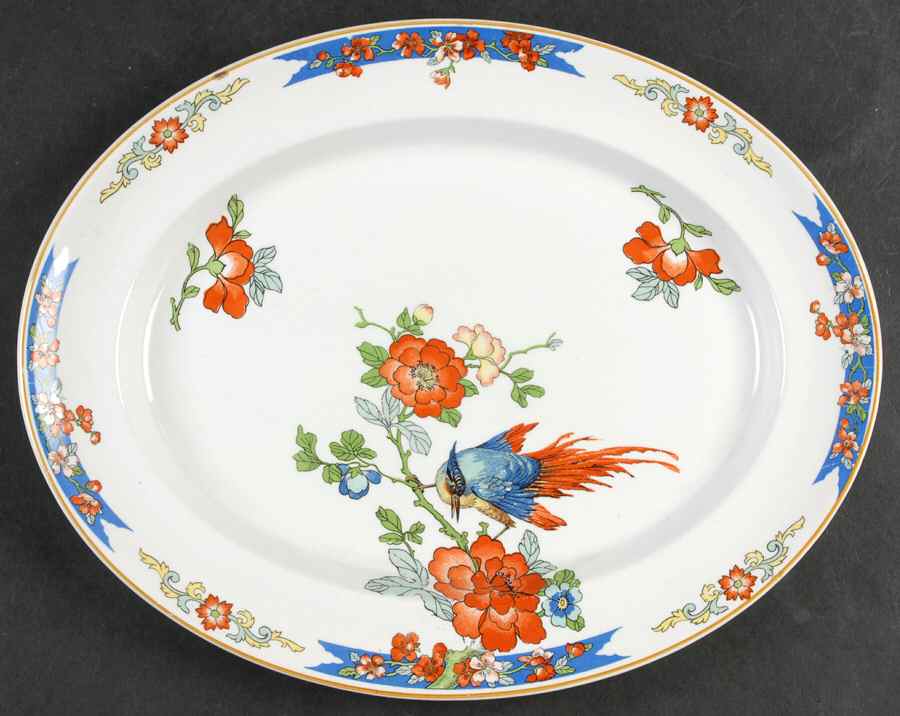 WOO1 11" Oval Serving Platter by Wood & Sons-1