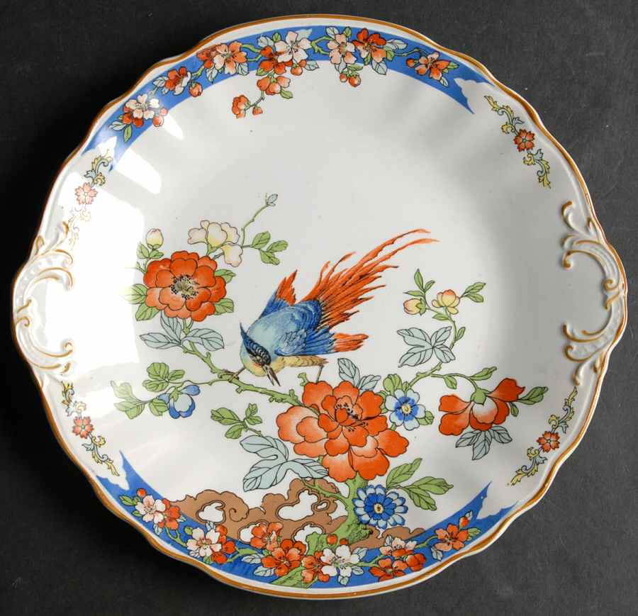 WOO1 Handled Cake Plate by Wood & Sons-1