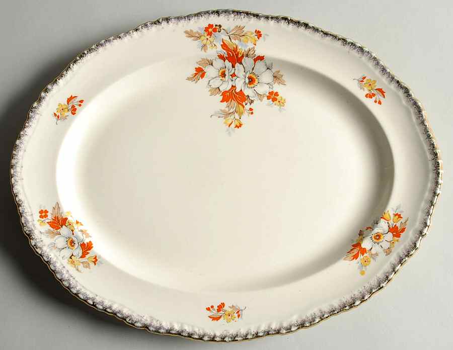 WOO10 11" Oval Serving Platter by Wood & Sons-1