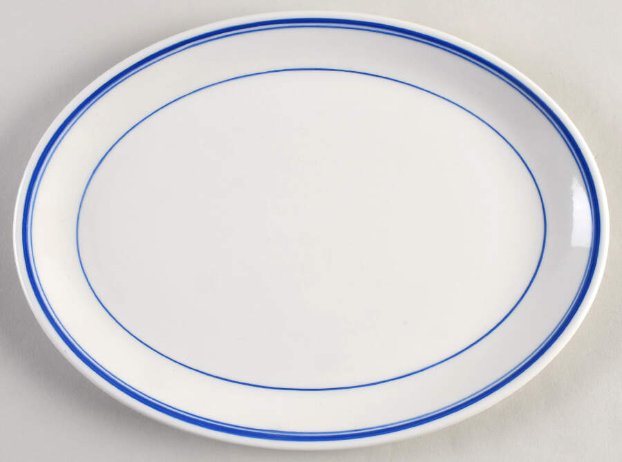 WOO12 11" Oval Serving Platter by Wood & Sons-1