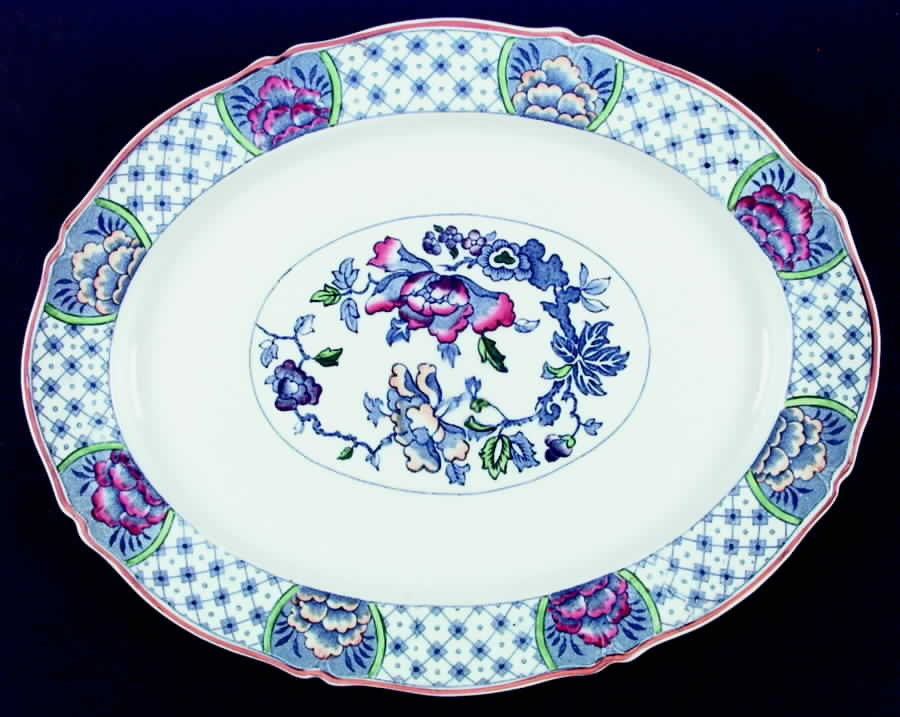 WOO9 12" Oval Serving Platter by Wood & Sons-1