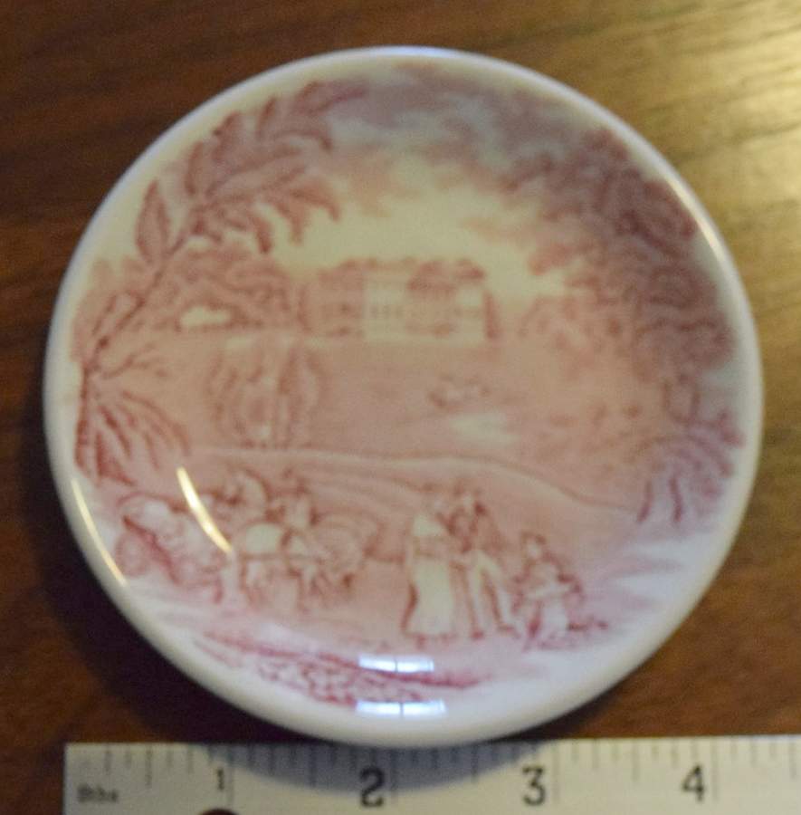 Woodland Pink Coaster by Wood & Sons-1