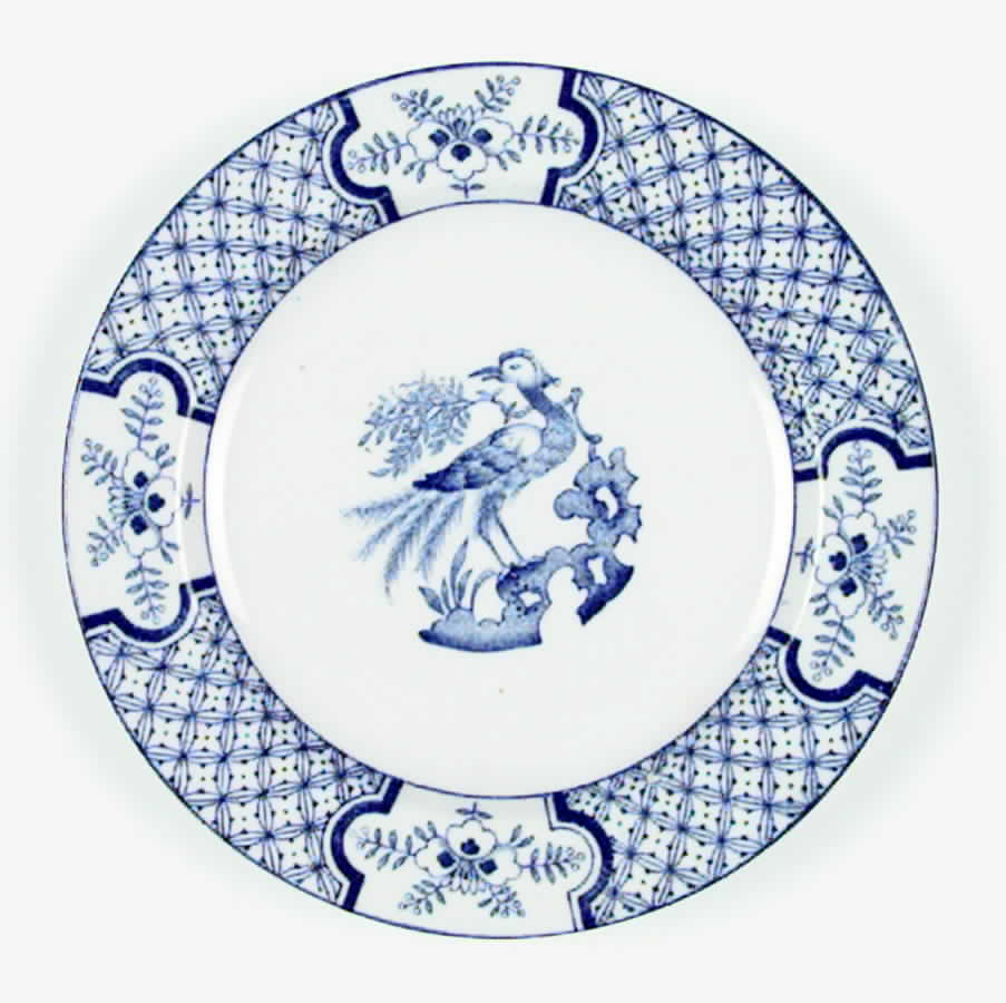Yuan Blue and White (Older) Bread & Butter Plate by Wood & Sons-1