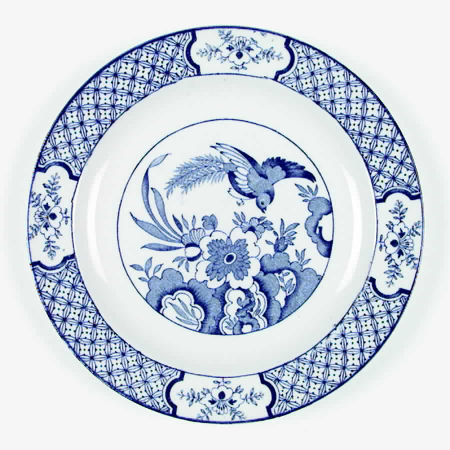 Yuan Blue and White (Older) Salad Plate by Wood & Sons-1