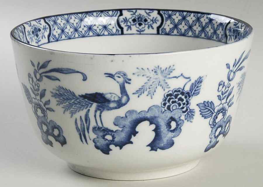 Yuan Blue and White (Older) 5" Round Vegetable Bowl by Wood & Sons-1