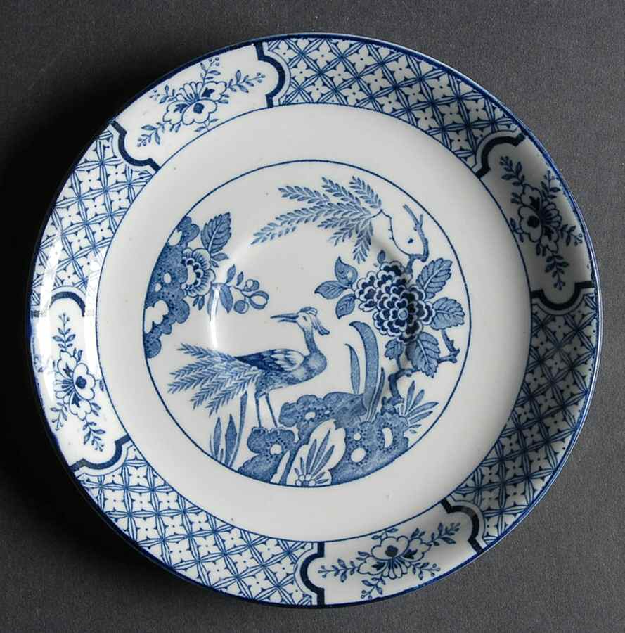 Yuan Blue and White (Older) Saucer for Oversized Cup by Wood & Sons-1