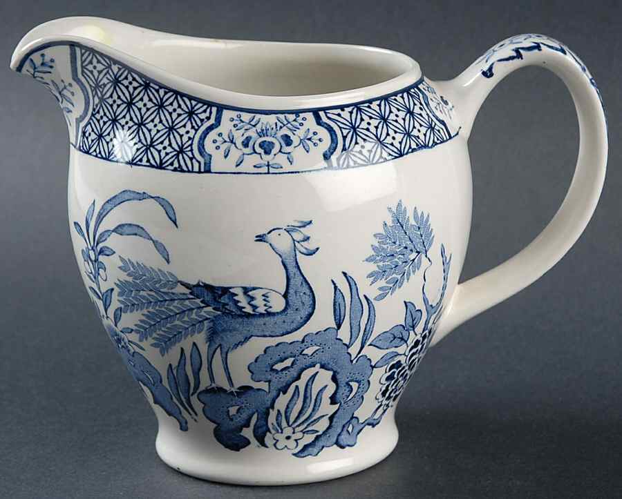 Yuan Blue and White (Older) 20 Oz Pitcher by Wood & Sons-1