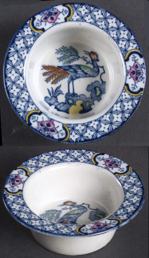 Yuan Blue Multicolor (Smooth Edge) Ramekin No Saucer by Wood & Sons-1