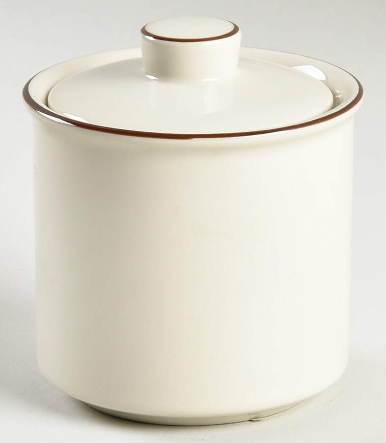 Grey Mist Sugar Bowl & Lid by Westminster (Japan)-1