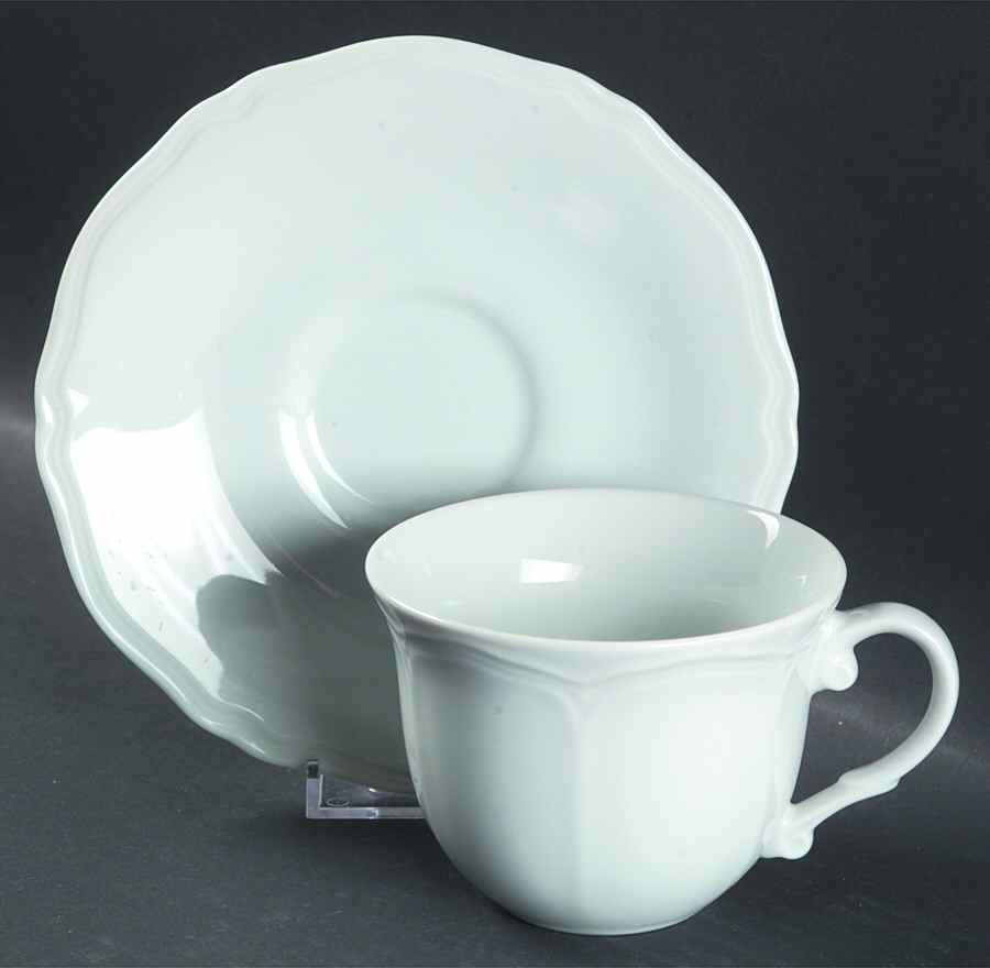 Baroque Flat Cup & Saucer Set by Williams-Sonoma-1