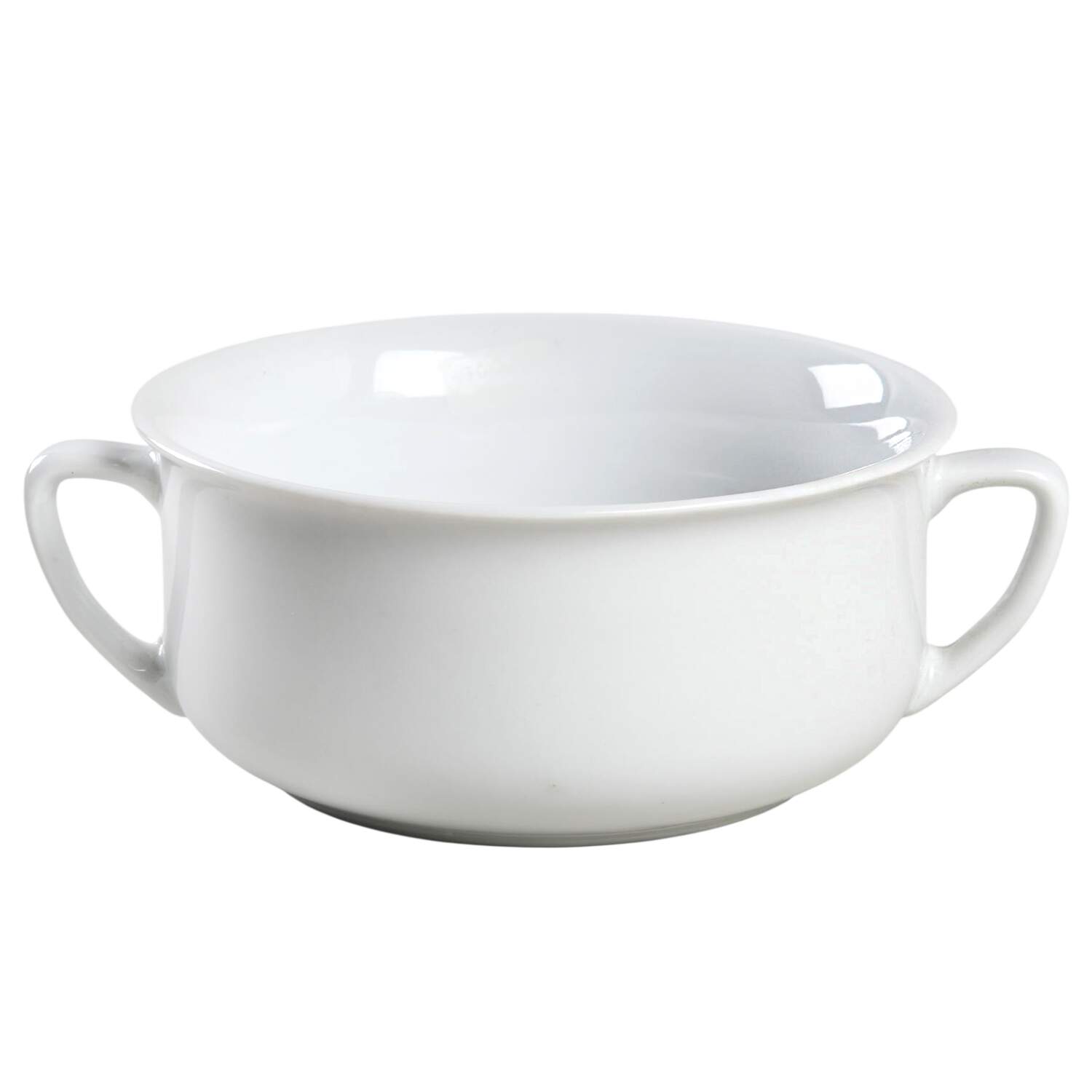 Basics Collections White Flat Cream Soup Bowl by Williams-Sonoma-1