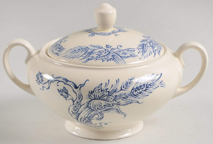 Blue Harvest Sugar Bowl & Lid by Williams-Sonoma-1