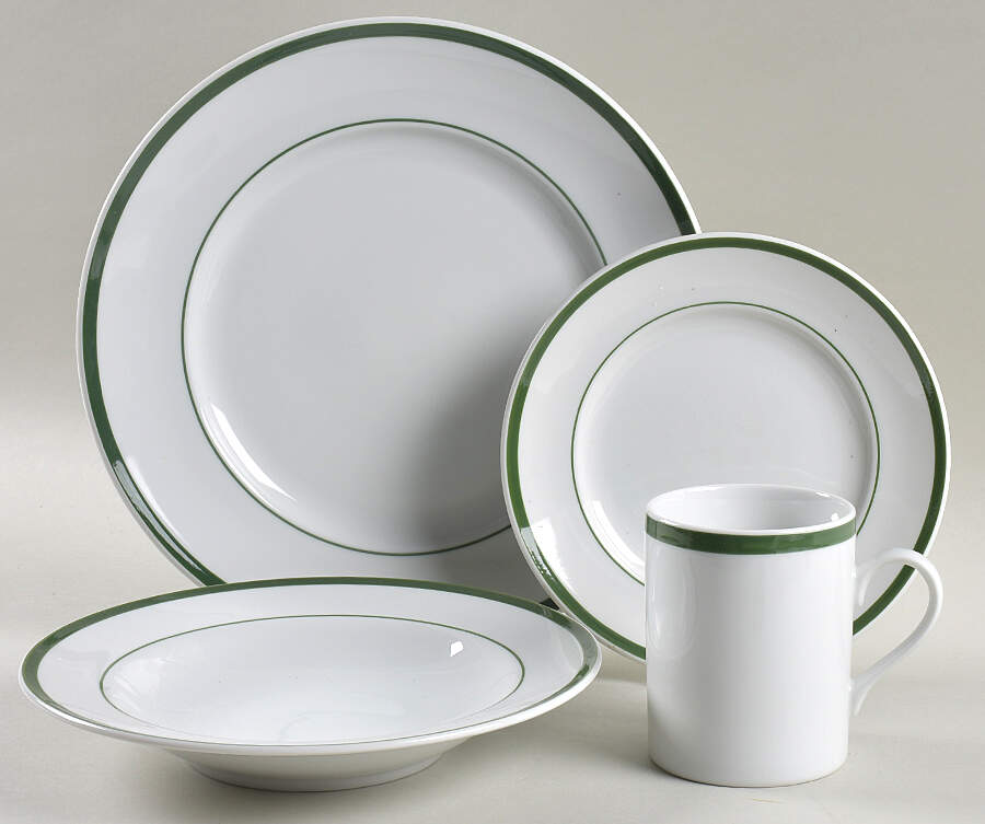Brasserie Green 4 Piece Place Setting by Williams-Sonoma-1