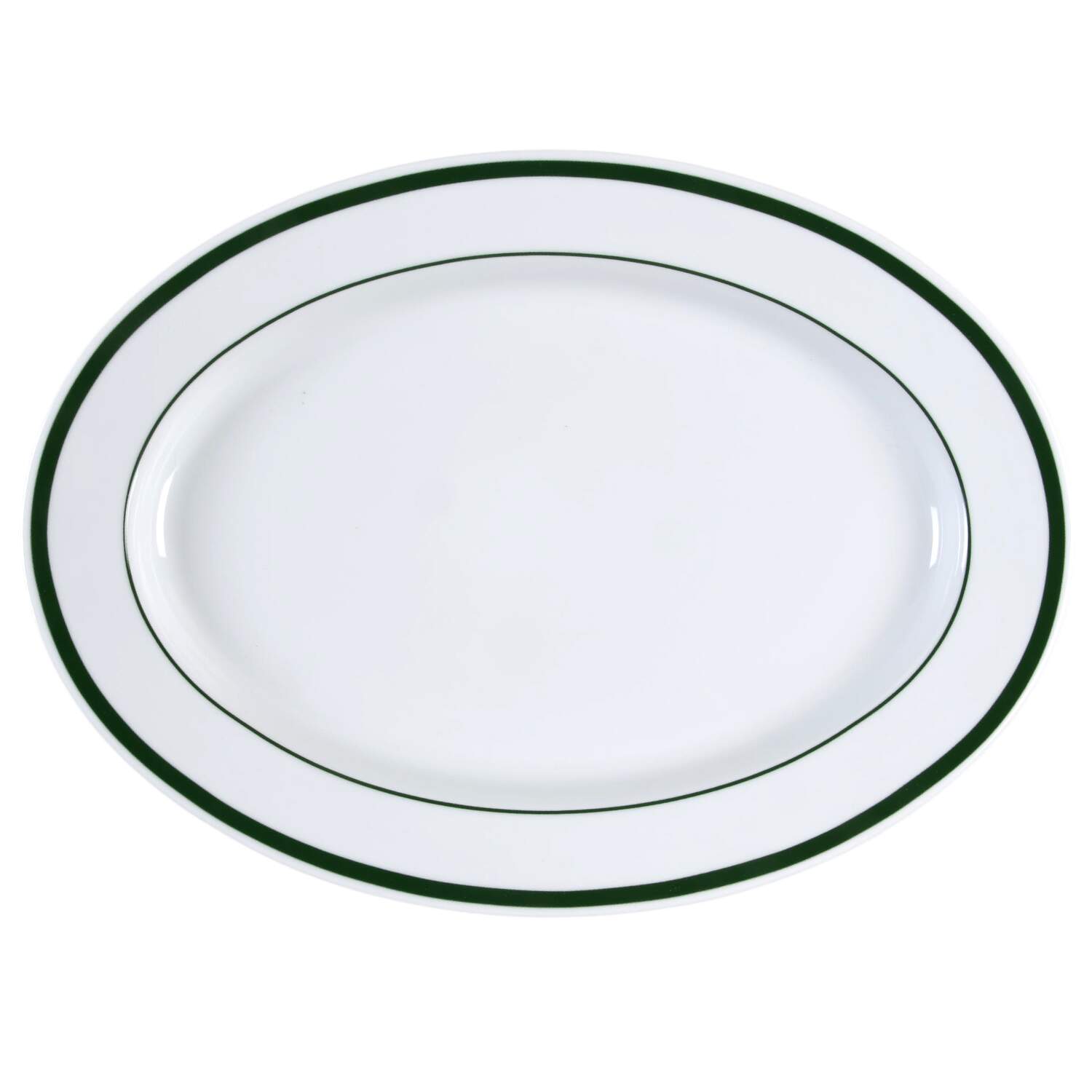 Brasserie Green 15" Oval Serving Platter by Williams-Sonoma-1