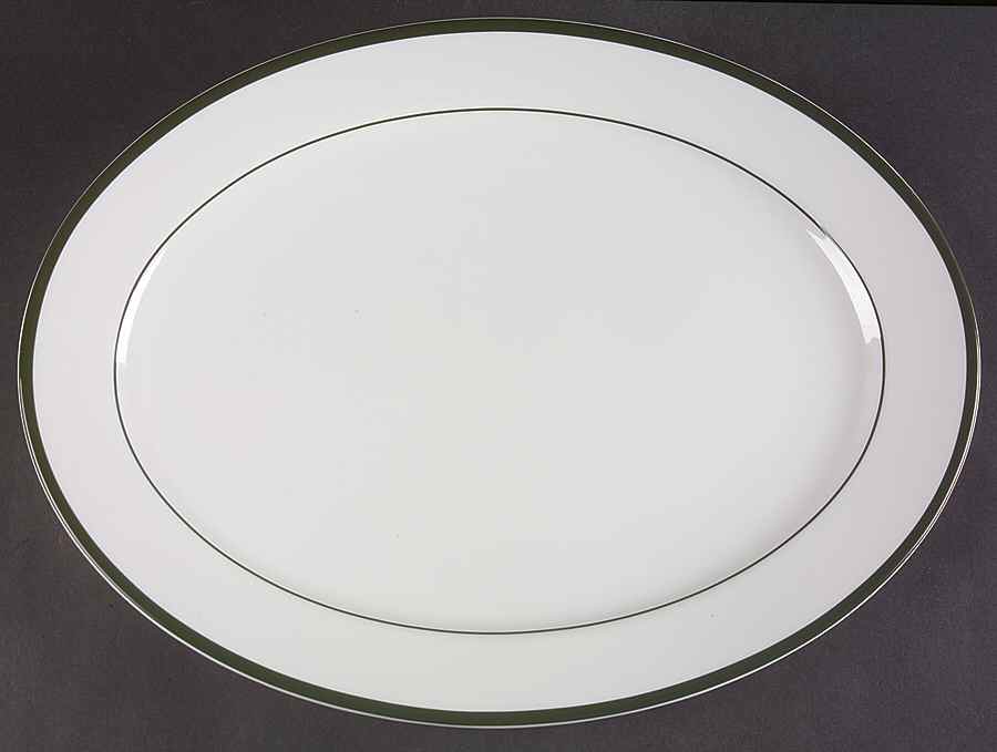Brasserie Green 16" Oval Serving Platter by Williams-Sonoma-1