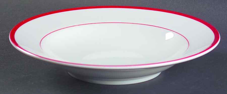 Brasserie Red Large Rim Soup Bowl by Williams-Sonoma-1
