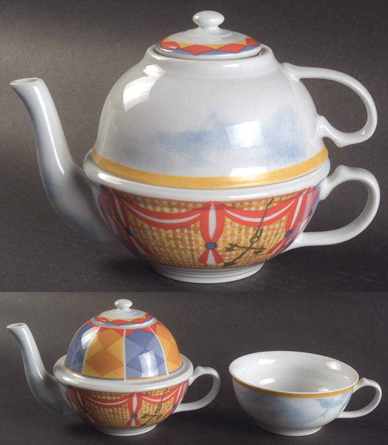 Montgolfiere Individual Teapot & Lid with Cup by Williams-Sonoma-1
